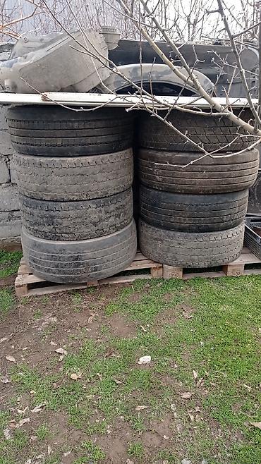 Шины: Грузовые шины (под борта/прицеп/тягач) - Количество: партия на фото — 1