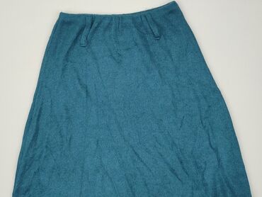 niebieska spódnice w kratke: Spódnica, S, stan - Dobry