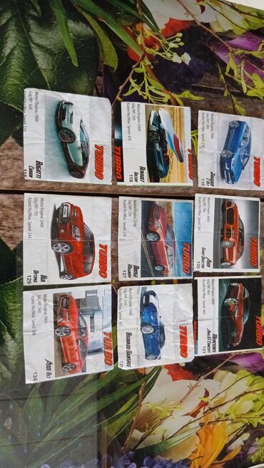 Kolleksiya kartları: Turbo saqqız kartları – böyük kolleksiya Məlumat: - “Turbo” avtomobil — 3