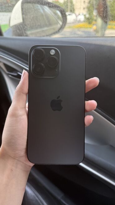 клей для телефона: IPhone 14 Pro Max, Колдонулган, 256 ГБ, Black Titanium, 89 %