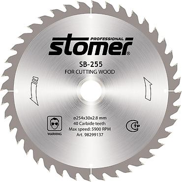 Stomer Professional SB-255 dairəvi mişar diski – ağac kəsmək üçün. -