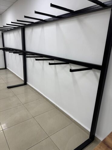 Стеллажи: Островные каркасы/чтилажи/столы для выкладки товара из хромированной — 15