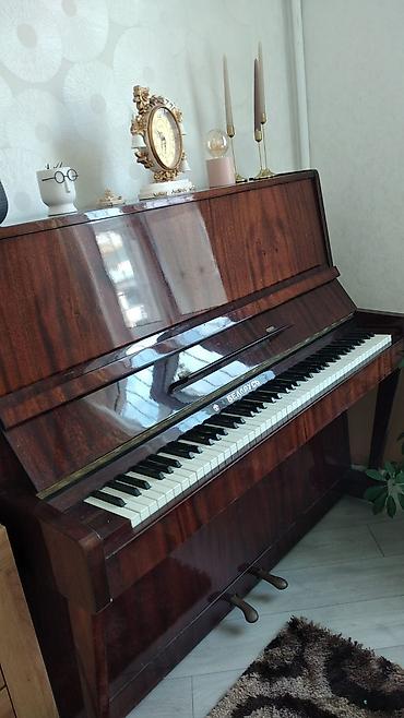 Upright piano – “Belarus” markalı Xüsusiyyətlər: - Korpusu parlaq