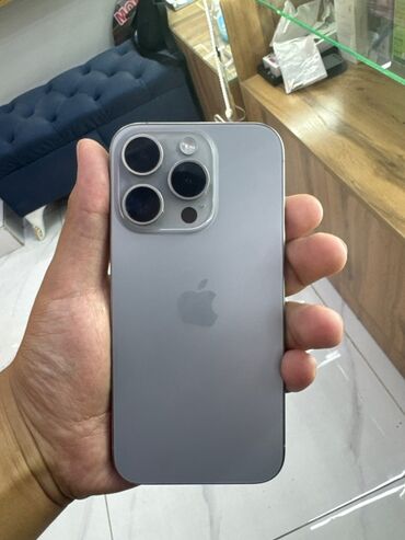 наушники airpods: IPhone 15 Pro, Б/у, 256 ГБ