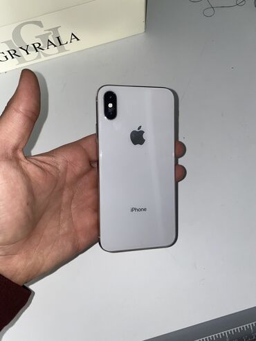 чехлы на айфон 8: IPhone X, Скидка 10%, Б/у, 64 ГБ, Белый, Чехол, 100 %