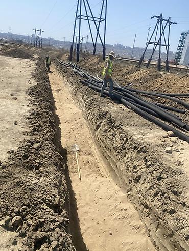 masin elektriki: Yüksək gərginlikli Yeraltı kabel xətlərinin çəkilişi xidməti Təsvir — 5