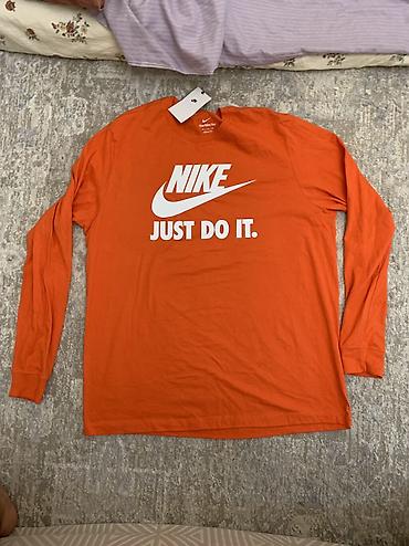 кофта найк: Мужская толстовка, XL, Nike, Новый, цвет - Оранжевый, Самовывоз — 1