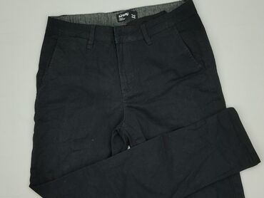 spodnie z wysokim stanem dla kogo: Sinsay, Chinos for men