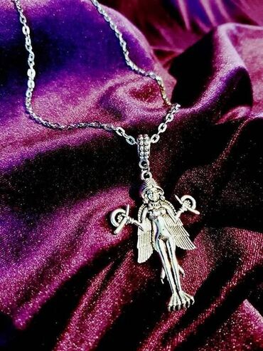 мужские кулоны: Цепочка с кулоном вампира, демона, Сатаны, шумерское ожерелье