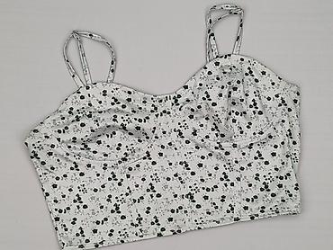 bluzki biale haftowane: Shein, Top damski, rozmiar L — 1