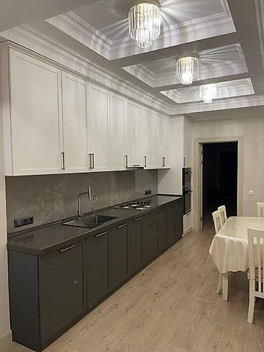 3 кв асанбай: 3 комнаты, 114 м², Асанбай мкр 6 этаж, Дизайнерский ремонт — 6