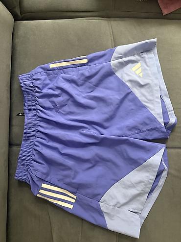 tech flecee: Мужские шорты, Adidas, Б/у, цвет - Фиолетовый, Самовывоз — 1