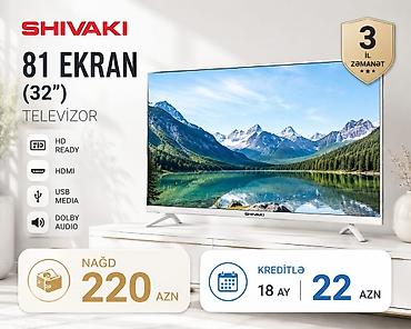 82 ekran smart tv: 📺 BU QİYMƏTƏ TELEVİZOR QALMADI! SHIVAKI Smart 81 EKRAN CƏMİ 220 — 1
