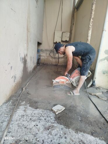 Beton işləri: Səssiz tozsuz səliqəli kəsim. Beton katlavan monolit kubik -da lalafo.az — 29 Beton işləri: Səssiz tozsuz səliqəli kəsim. Beton katlavan monolit kubik — 29