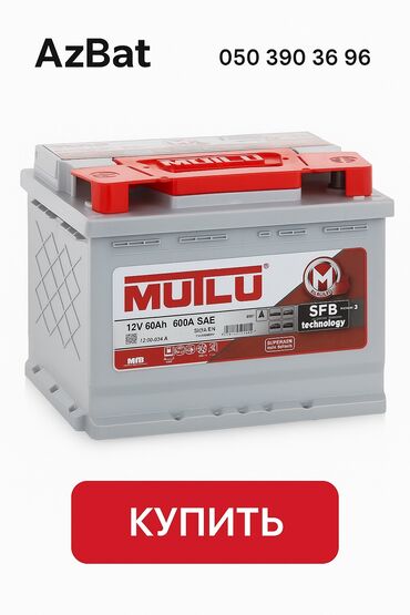 Akkumulyatorlar: Mutlu, 60 ah, Orijinal, Türkiyə, Yeni — 15