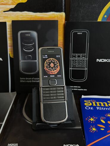 Nokia: Nokia 8 Sirocco, < 2 GB Memory Capacity, rəng - Boz, Düyməli — 22