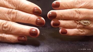 Manikür, pedikür: Forma gel tipsi gel qaynağı gellak şellak Şekillerin hamısı öz əl — 5