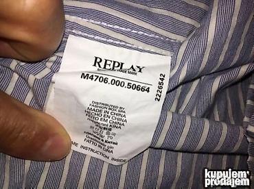 Košulje: Original Replay kosulja M 100% cotton Ramena 44cm, duzina 75cm, rukav — 11