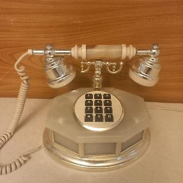 Stasionar telefonlar: Mərmər Retro masa telefonu – klassik dizayn - Üslub — 1