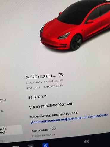 Tesla: Tesla Model 3: 2021 г., Автомат, Электромобиль, Седан — 11