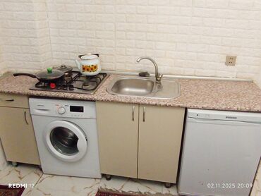 mingecevirde ucuz kiraye evler: 11 м², 1 комната, Комби, Газ, Электричество
