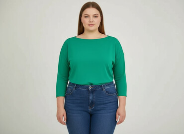 modne bluzki plus size: Жіноча блуза, розмір 4XL
