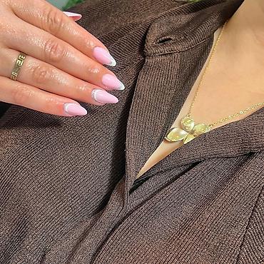 gozel dırnaq bezekleri: Xidmət: Professional manikür və dizayn - Gel lak və uzadılma: badam — 5