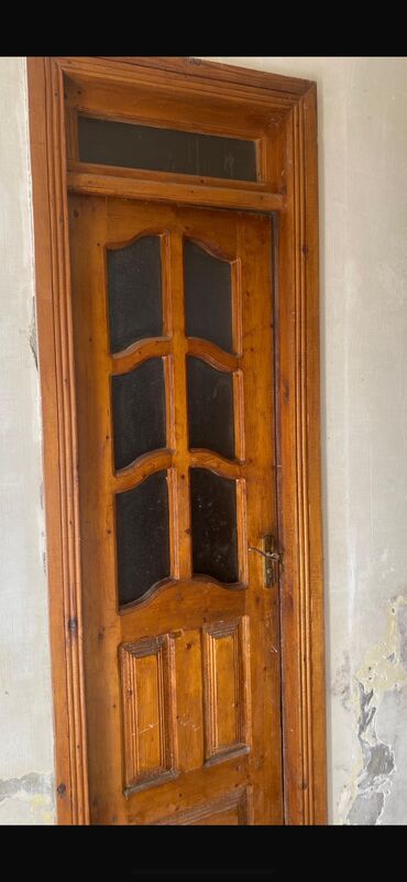Межкомнатные двери: Дерево Межкомнтаная дверь 90х220 см, Б/у, Без гарантии, Бесплатная установка