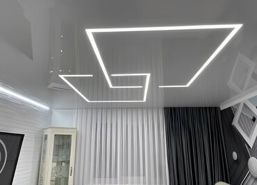 Натяжной потолок: Натяжной потолок Глянцевое, Матовое, 3D потолки Гарантия, Бесплатная консультация, Бесплатный замер — 14