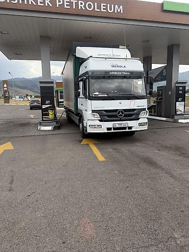 авто шпаклёвка: Грузовой Mercedes-Benz Atego тентованный (шторный фургон). 19.5 ‘ — 1