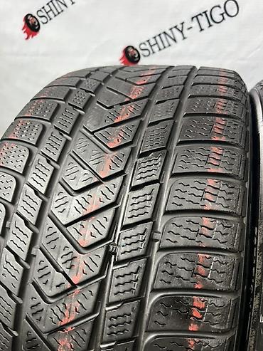 чёрные зимние: Шины 285 / 35 / R 20, Зима, Б/у, Пара, Легковые, Германия, Pirelli — 3