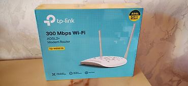 wifi anten: TP-Link TD-W8961N ADSL2+ Modem Router - 300 Mbps Wi‑Fi sürəti - — 2