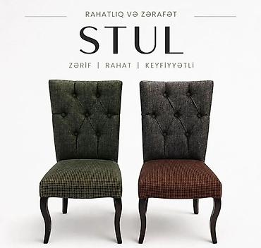 barı ağac var b: Qonaq otağı üçün, İşlənmiş, Qatlanmayan, Stul — 1