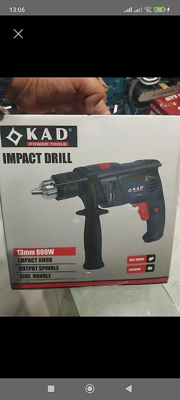 drel batareyası: KAD Power Tools Impact Drill – zərbəli elektrikli matkap Əsas — 1