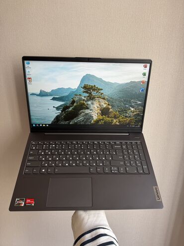 маленкий ноутбук: Ноутбук, Lenovo, 16 ГБ ОЭТ, AMD Ryzen 7, 15.6 ", Колдонулган, Жумуш, окуу үчүн, эс тутум SSD