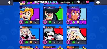 Другое: Brawl Stars hesabı - Kuboklar: 22,677 (ən yüksək 22,680), Trophy Road — 4