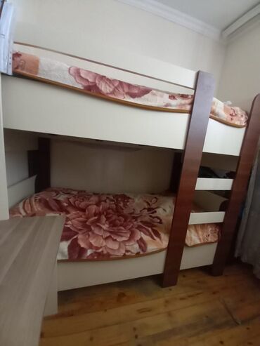 двухэтажная кровать: Новый, Без матраса, Без выдвижных ящиков, Азербайджан