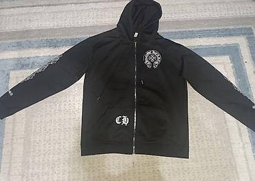 Толстовки: Толстовка на молнии с капюшоном Chrome Hearts размер XL, маломерит — 2