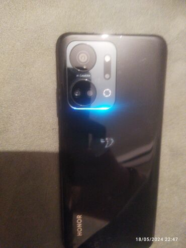 плата айфон 6: Honor X7a, 128 ГБ, цвет - Черный, Отпечаток пальца