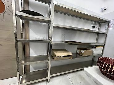 Другое оборудование для кафе, ресторанов: Вытяжка промышленная, стол из нержавейки, мойка, котломойка, стеллаж — 10