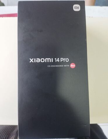 cin nomreler satisi: Xiaomi 14 Pro, 1 TB, rəng - Qara, 
 Barmaq izi, İki sim kartlı, Face ID
