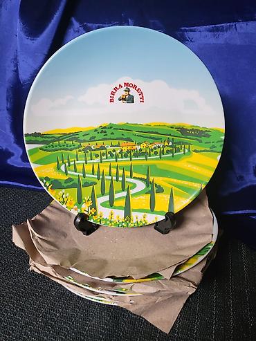 Kuhinjski setovi: Tanjiri 1 novi Birra Moretti porcelanski. Novi tanjiri,slika 7 sa — 2