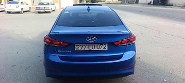 hunday accent 2007: Hyundai Elantra sedan – mavi rəng, Azərbaycanda dövlət qeydiyyat — 1