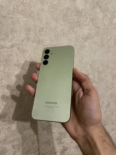 telefon nabran: Samsung Galaxy A14 5G, 128 GB, rəng - Yaşıl, Zəmanət, Barmaq izi, İki sim kartlı