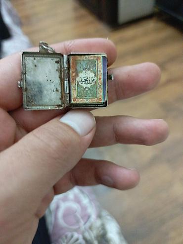 Dini bijuteriyalar: Salam 70 ildən çox yaşı var Miniatür Quran kitabçası – medal­yon — 4