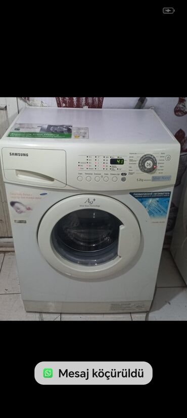 tost maşını: Paltaryuyan maşın Samsung, 5 kq, İşlənmiş, Avtomat, Qurutmasız, Kredit yoxdur, Ödənişli çatdırılma