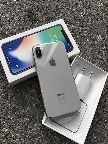 iphone xс: IPhone X, Новый, 256 ГБ, Белый, Наушники, Зарядное устройство, Защитное стекло, 100 % — 1