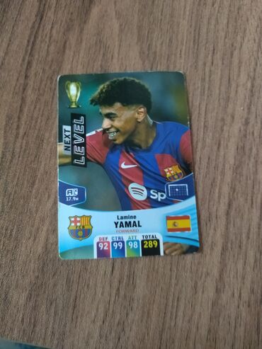 CD, DVD диски и кассеты: Bu futbol kartı "Next Level" seriyasına aid Lamine Yamalın təsvirini
