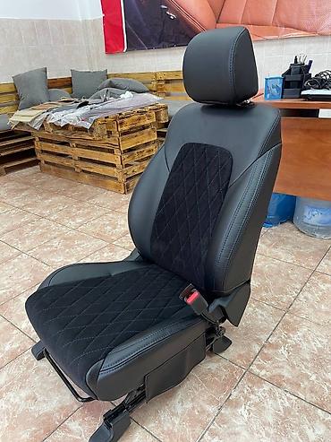 Чехлы и накидки на сиденья: Чехлы Тканевые, цвет - Черный, Hyundai, Новый, Самовывоз — 10