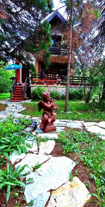 Kuće na prodaju: Planinska kuća sa velikim dvorištem i dekorativnim jezerom - — 1